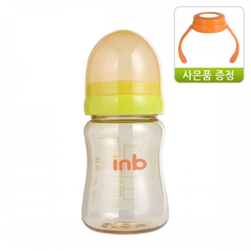 빨대컵으로 변환 가능한 아이앤비 PPSU 노꼭지젖병(200ml)*2개묶음+손잡이