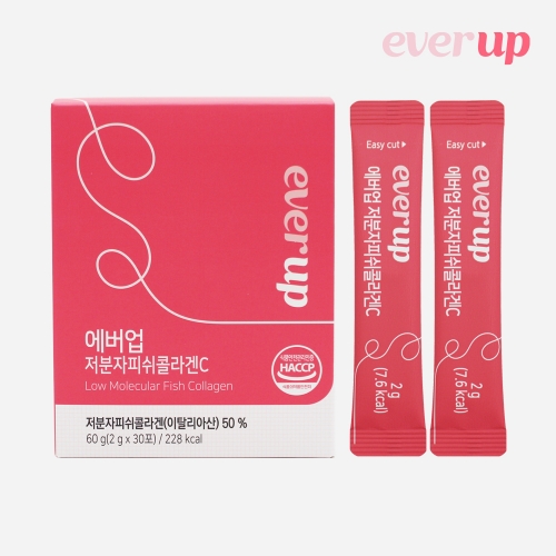 [에버업] 저분자피쉬콜라겐C 2g x 30포(60g)