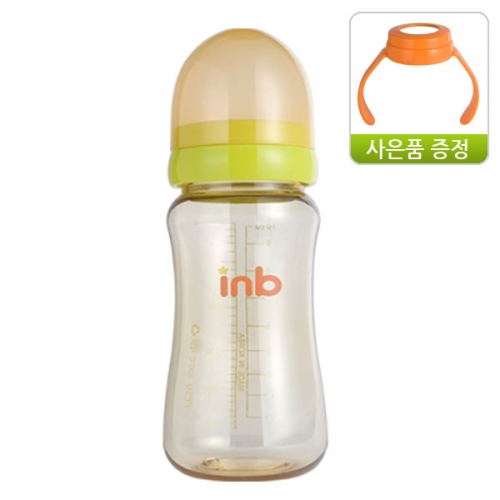 빨대컵으로 변환 가능한 아이앤비 PPSU 노꼭지젖병(300ml)*2개묶음+손잡이