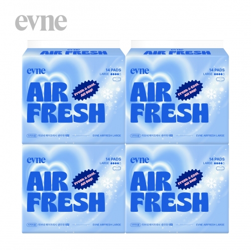 에어프레시 생리대 대형14Px4팩