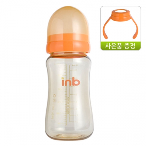 빨대컵으로 변환 가능한 아이앤비 PPSU 노꼭지젖병(300ml)*2개묶음+손잡이