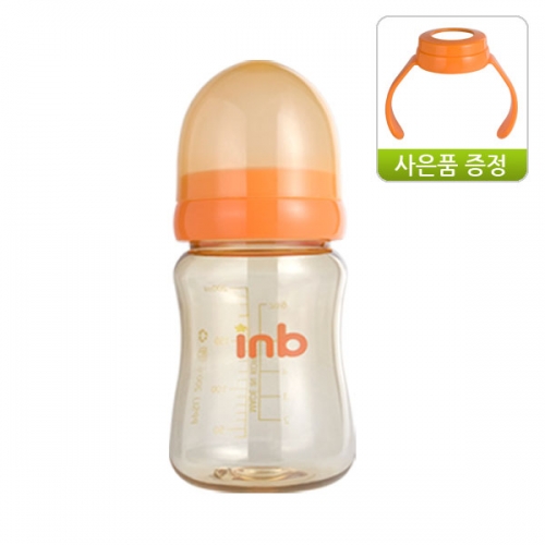 빨대컵으로 변환 가능한 아이앤비 PPSU 노꼭지젖병(200ml)*2개묶음+손잡이
