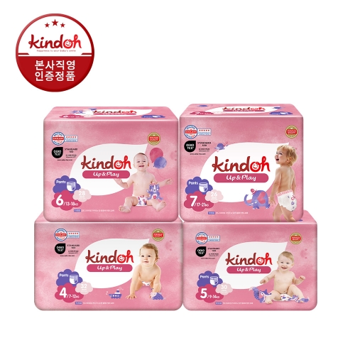 킨도 업앤플레이 팬티형 기저귀 5단계 특대형 30매x3팩	