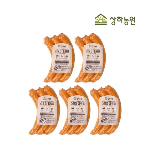 [상하농원] 식감이 풍부한 수제 스모크프랑크 180g x 5개