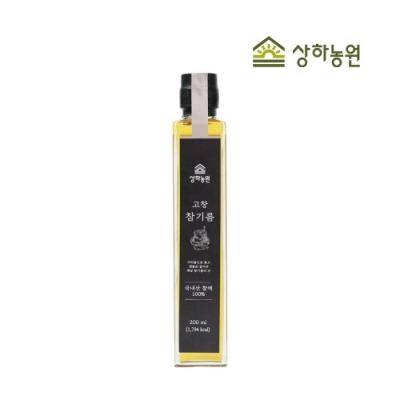 [상하농원] 저온 착유 고창 참기름 200ml