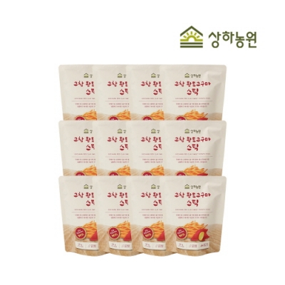 [상하농원] 친환경 고창 황토고구마 스틱 60g x 12개