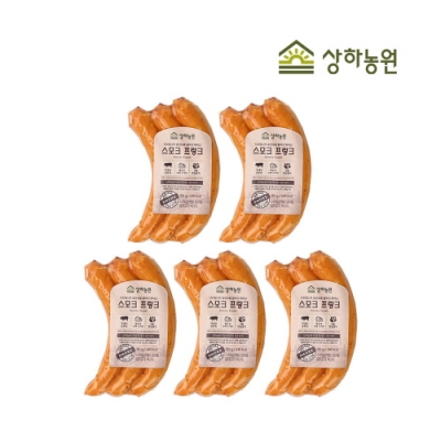 [상하농원] 식감이 풍부한 수제 스모크프랑크 180g x 5개