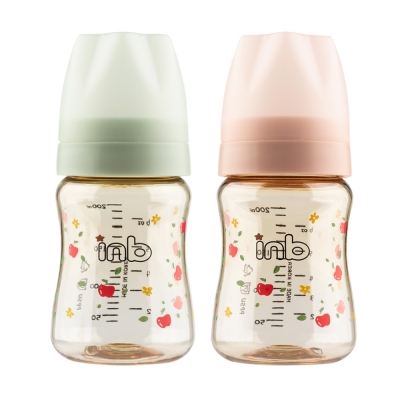 아이앤비 프리미엄 2in1 PPSU 노꼭지 젖병 200ml (세이지/베이지핑크)