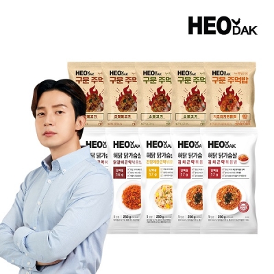 허닭 곤약볶음밥+주먹밥 10팩 세트