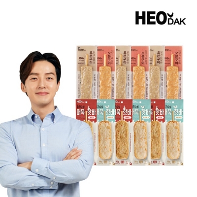 [허닭] 어묵핫바2종+오븐구이바 2종 (12팩) 1세트